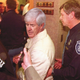 Dr. James Munson, seen here being escorted to his cell following his arraignment, participated in his 23rd physician-assisted vehicular manslaughter Monday, hitting an elderly woman at over 80 mph.